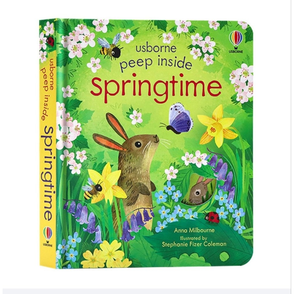 Usborne Peep Inside Flip Book/Spring Time/Early Learning Kids Story ...