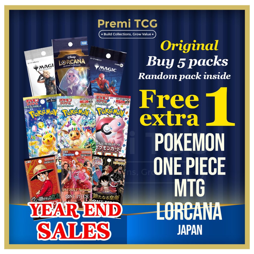 Year End - Booster Packs Mystery Mix (pokemon, one piece, mtg, lorcana ...