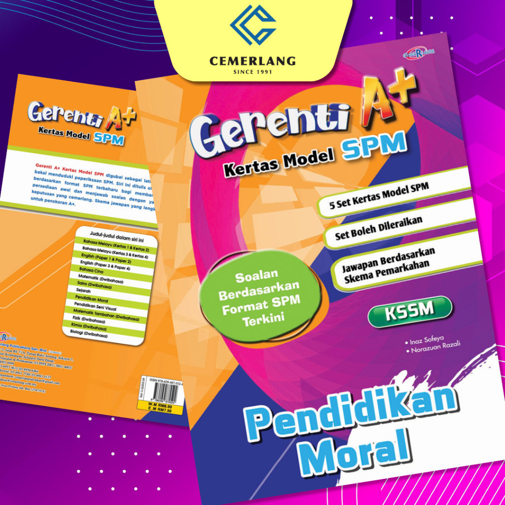 Gerenti SPM Modela + Paper Moral Education | Shopee Philippines