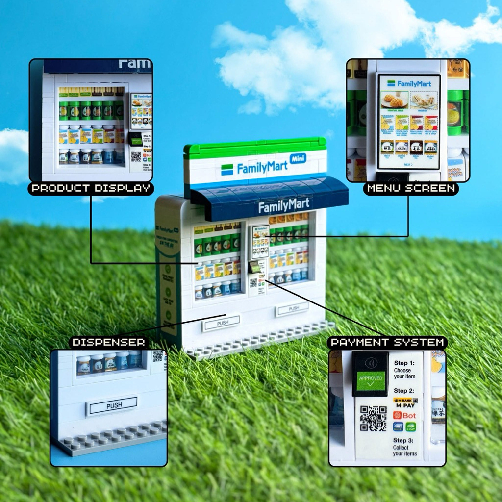 Family mart mini vending machine block(new) | Shopee Philippines