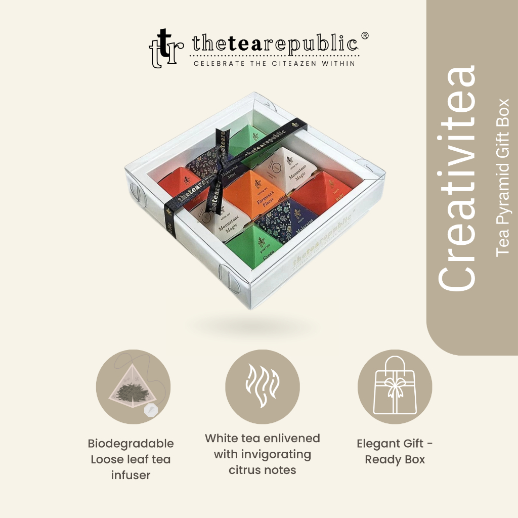 Creativitea : Tea Pyramid Box | Shopee Philippines