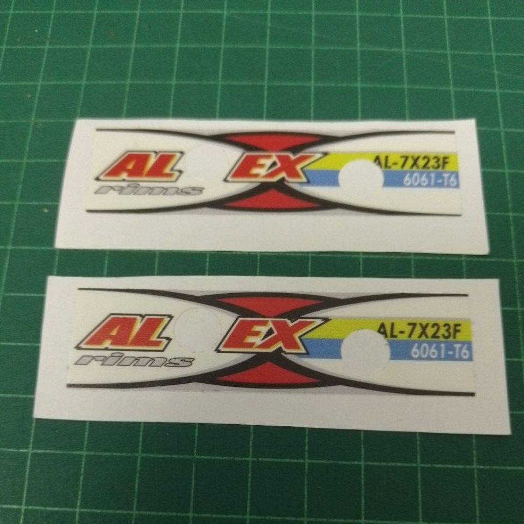 Alex Rims AL-7X23F Decal Replacement Sticker | Shopee Philippines