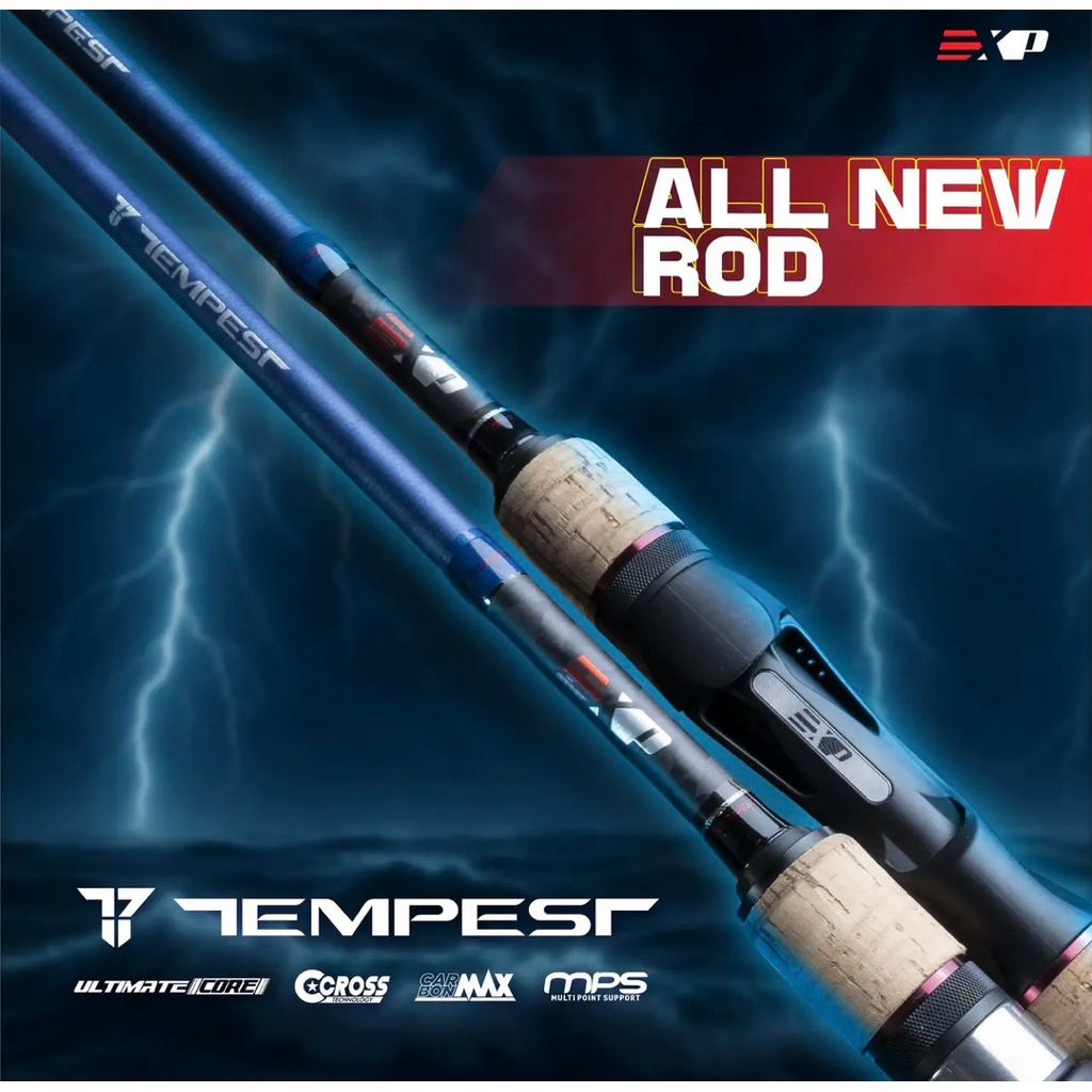 EXP TEMPEST SPINNING AND CASTING FISHING ROD | Shopee Philippines
