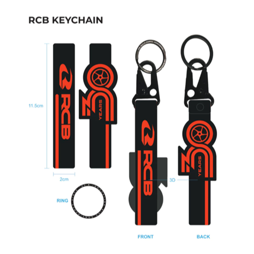 RCB KEYCHAIN 30TH ANNIVERSARY LIMITED EDITION | Shopee Philippines
