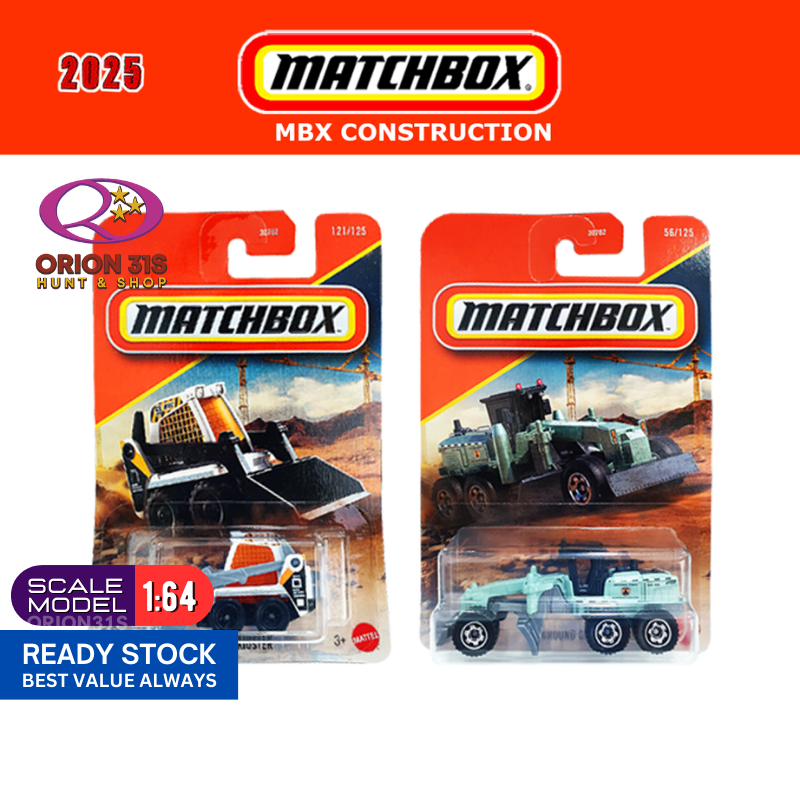Matchbox 2025 MBX Construction Ford F-150/ MBX Load Lifter/ MBX Turf ...