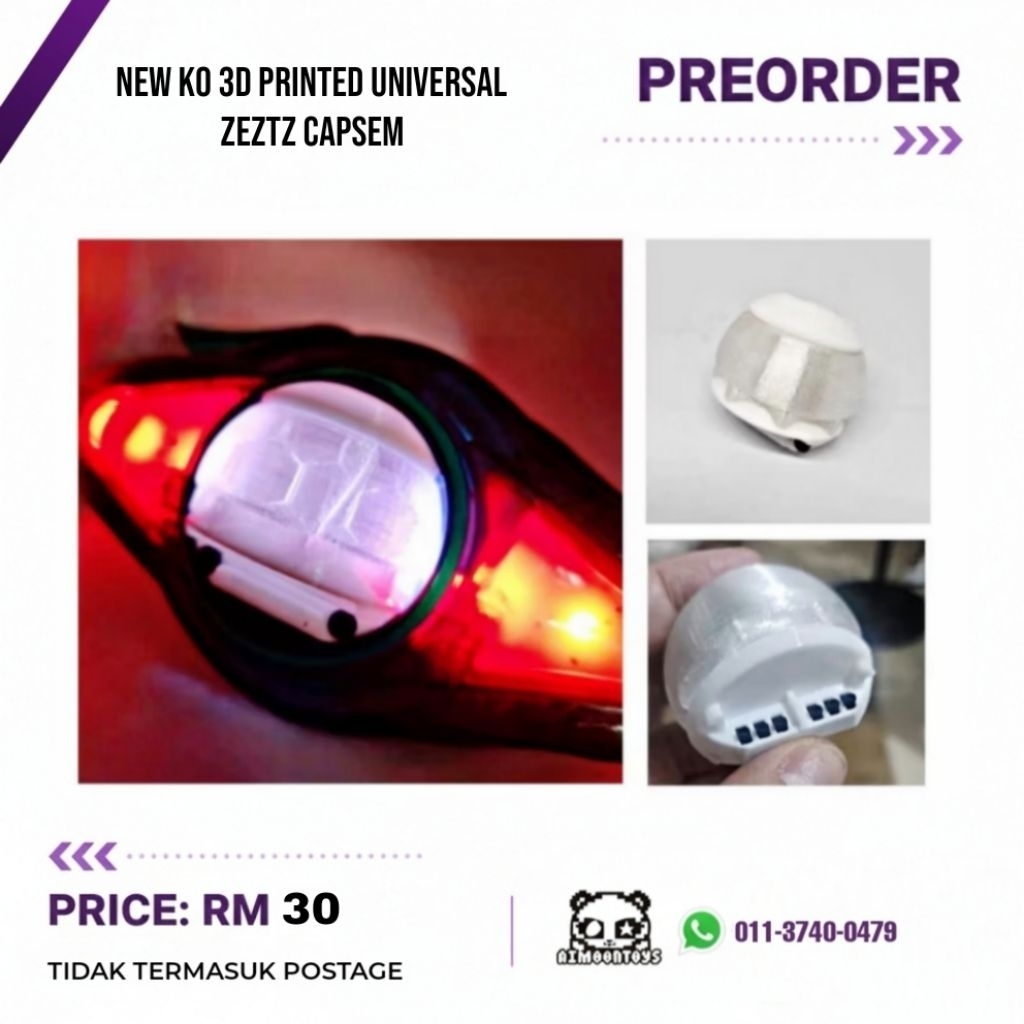 PREORDER NEW KO 3D Printed Uni Universal Capsem For Hack Hacking DX ...