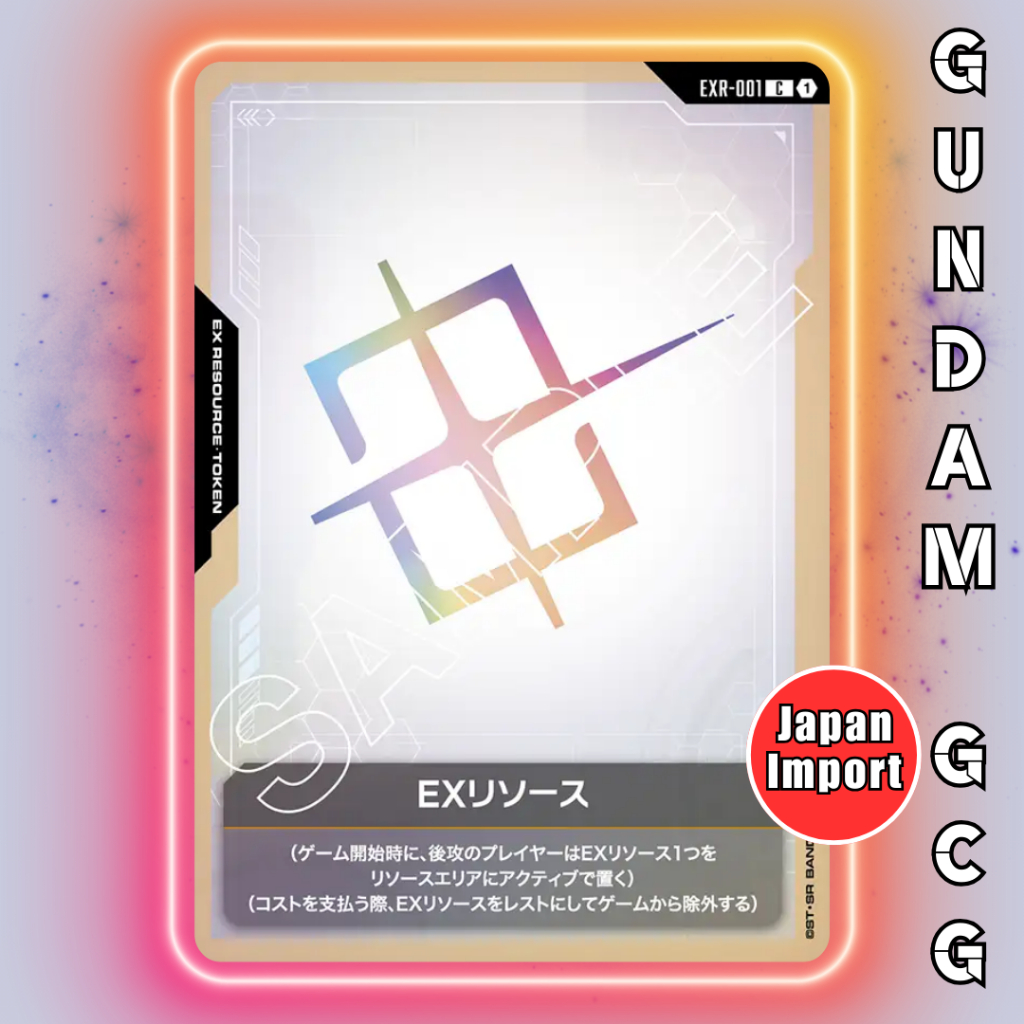 GUNDAM GCG Card EXR-001 C EX Resource Japanese TCG Heroic Beginnings ...