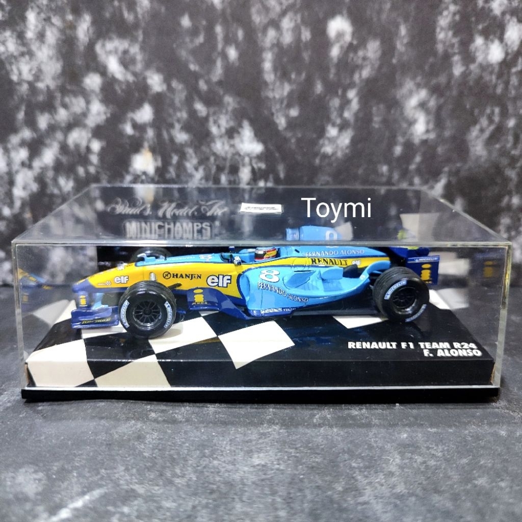 Minichamps F1 1/43 Renault F1 Team R24 Fernando Alonso Formula One ...