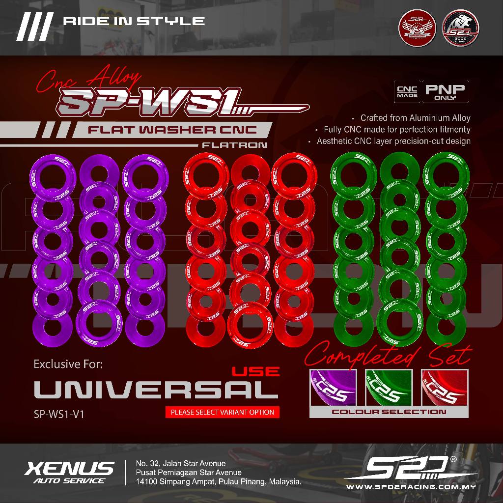 Full Completed Washer SPD Racing /// SP-WS1 Universal Use PNP Lock ...