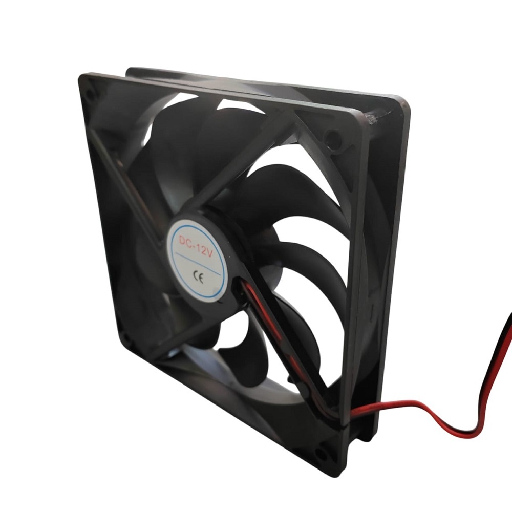 DC 12V Brushless Cooling Fan Video Fan 120mm x 120mm x 25mm ( With 2 ...