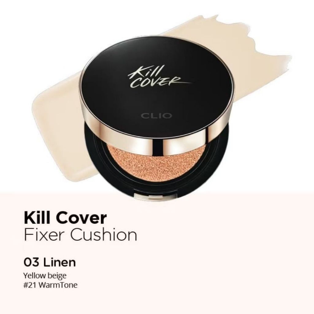 CLIO Kill Cover Fixer Cushion Refill 1pc 03 Linen | Shopee Philippines
