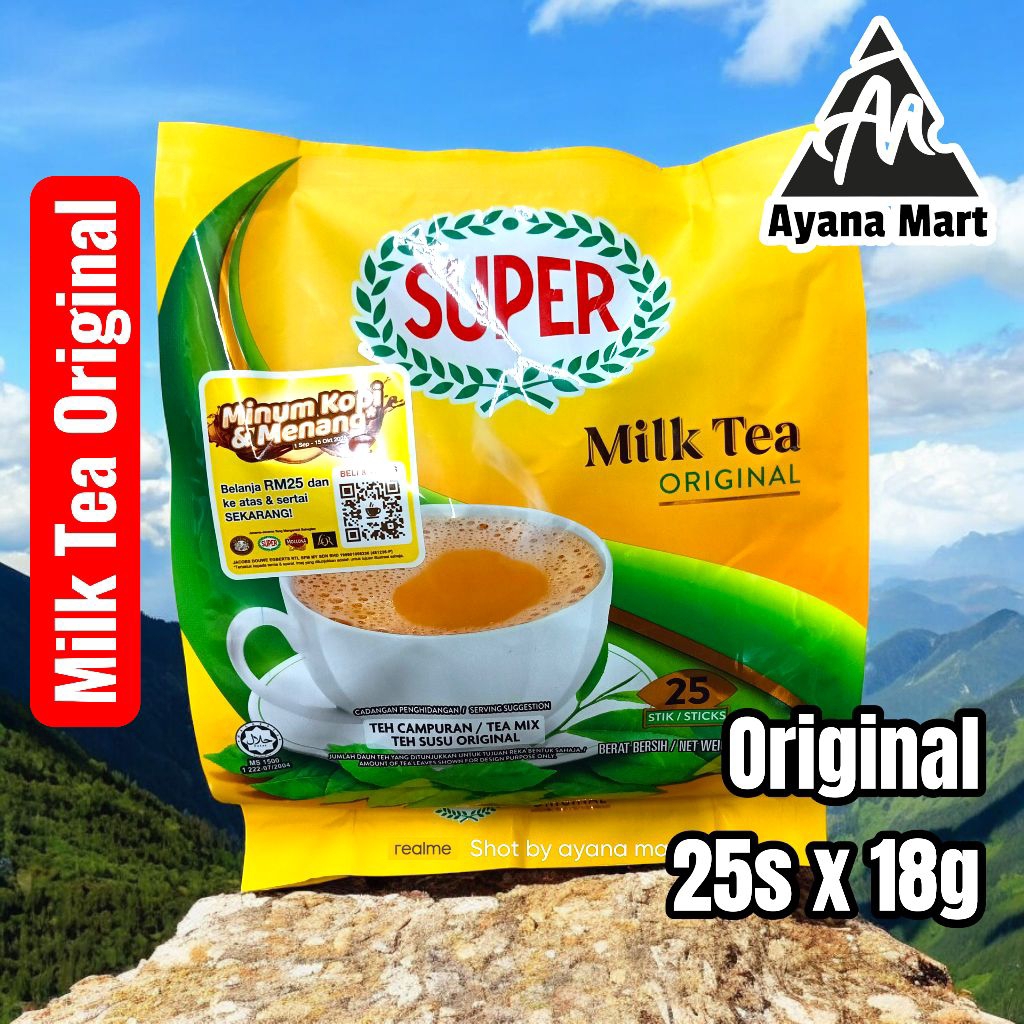 Milk Tea Super 25s x 18g Teh Susu Perisa Halal | Shopee Philippines