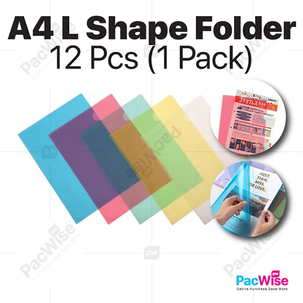 Document Folder A4 / L Shape File / Pemegang Dokumen / Holder Filing ...