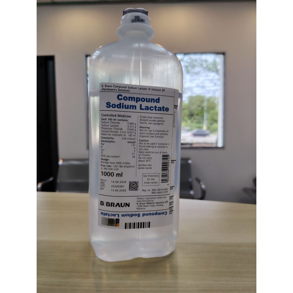 Lactated Ringer Solution 1L | Shopee Philippines