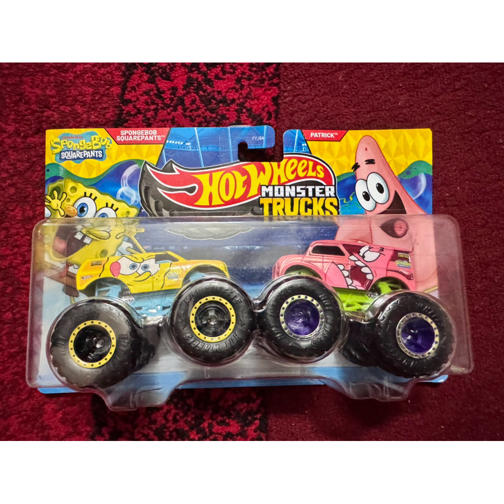 Hot Wheels Demolition Double Spongebob Squarepants Monster Trucks ...