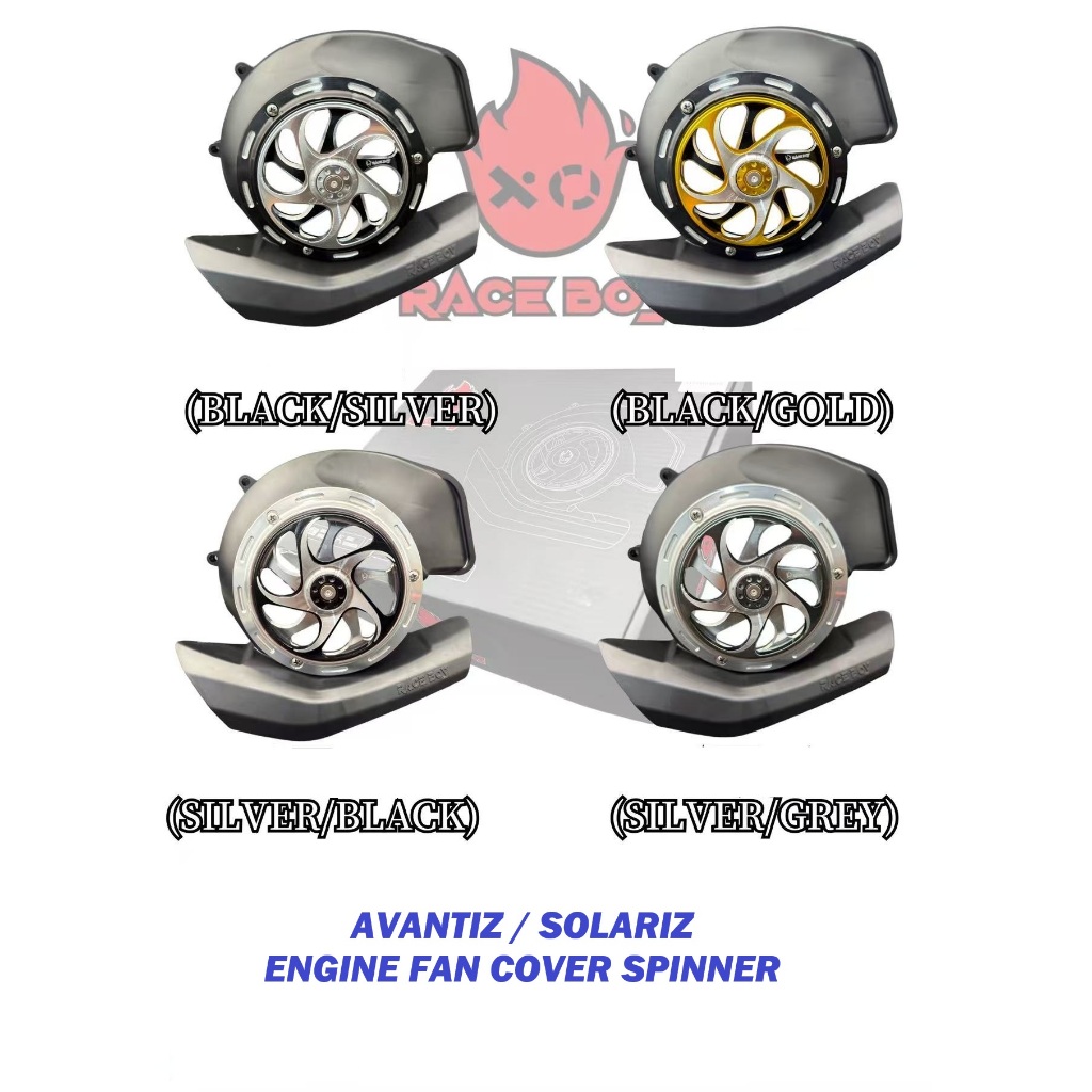 RB AVANTIZ / SOLARIZ ENGINE FAN COVER SPINNER | Shopee Philippines