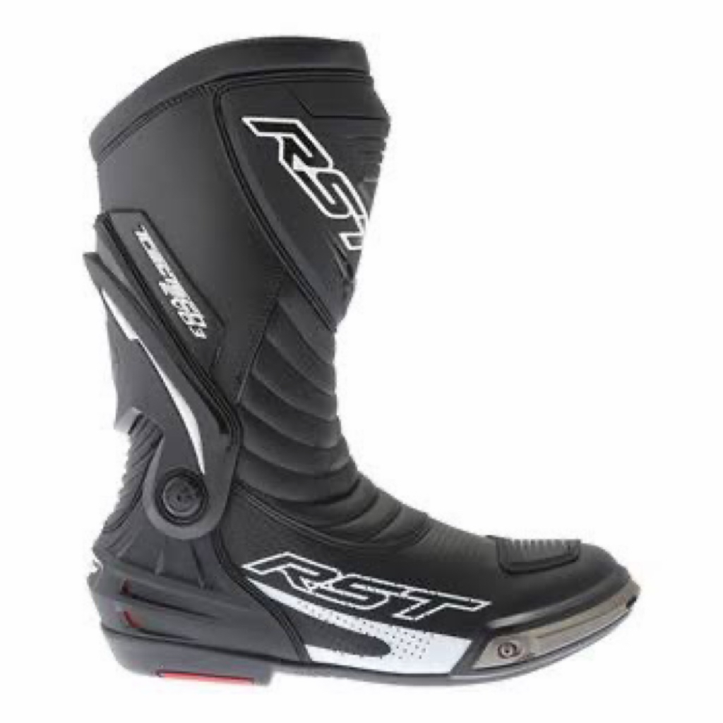 Motorcycle racing Boots Kasut moto riding biker shoes black. | Shopee ...