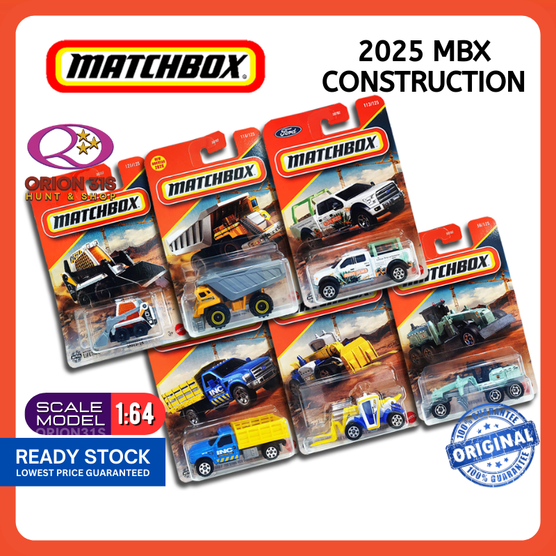 Matchbox 2025 MBX Construction Ford F-150/ MBX Load Lifter/ MBX Turf ...