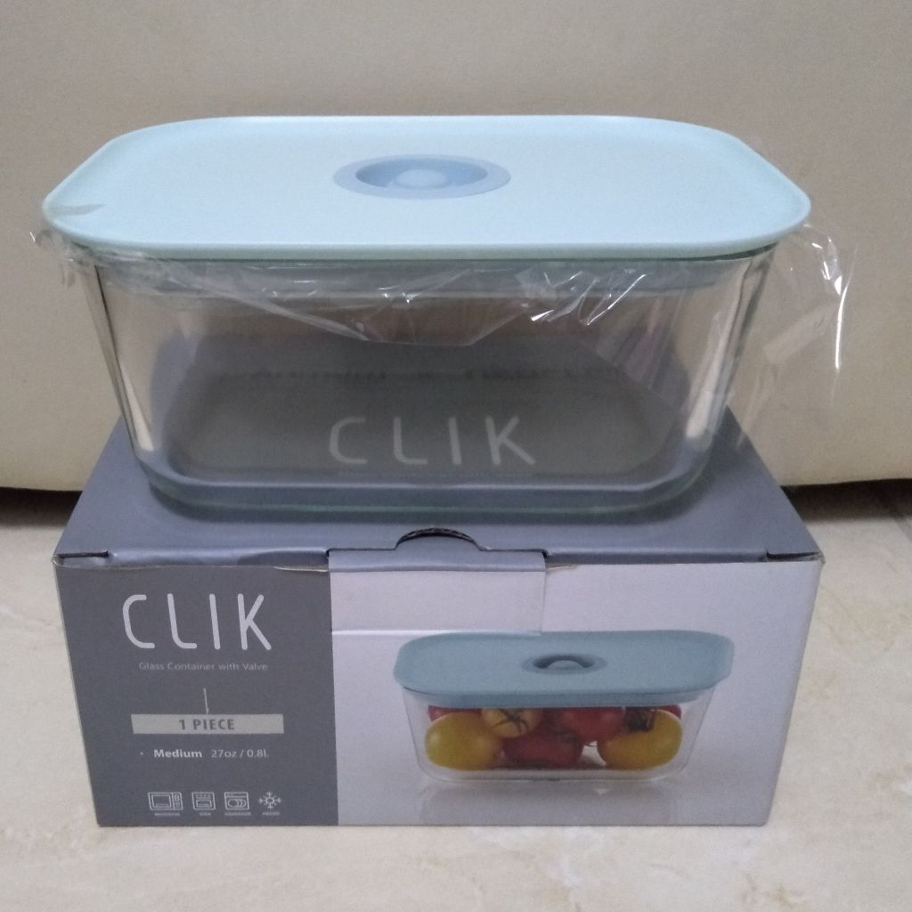 NEOFLAM CLIK Borosilicate Glass Food Container 800ml | Shopee Philippines