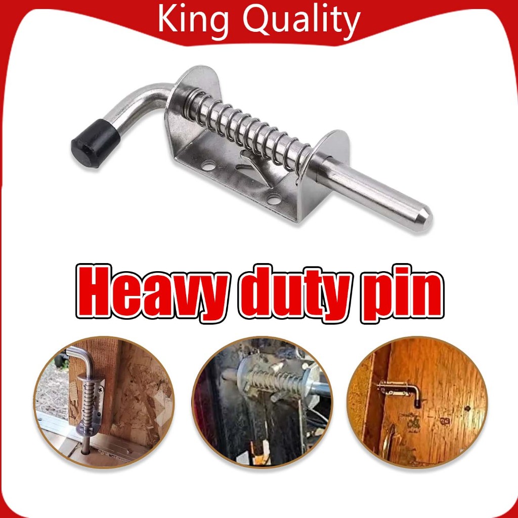 Heavy Duty Spring Latch Metal Lock/Galvanized Pins 22mm/Barrel Bolt ...