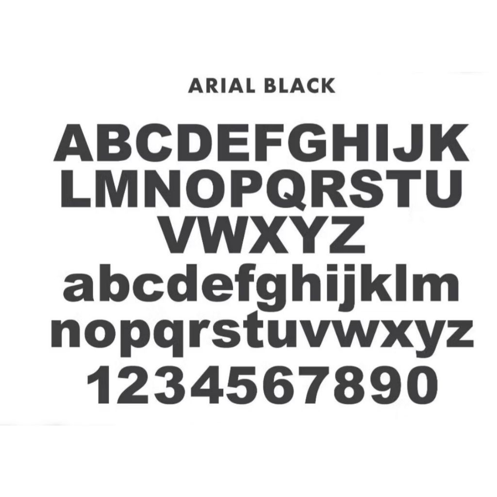 H20CM 3D PVC Lettering and Numbering Huruf Abjad Nombor Number Letter ...