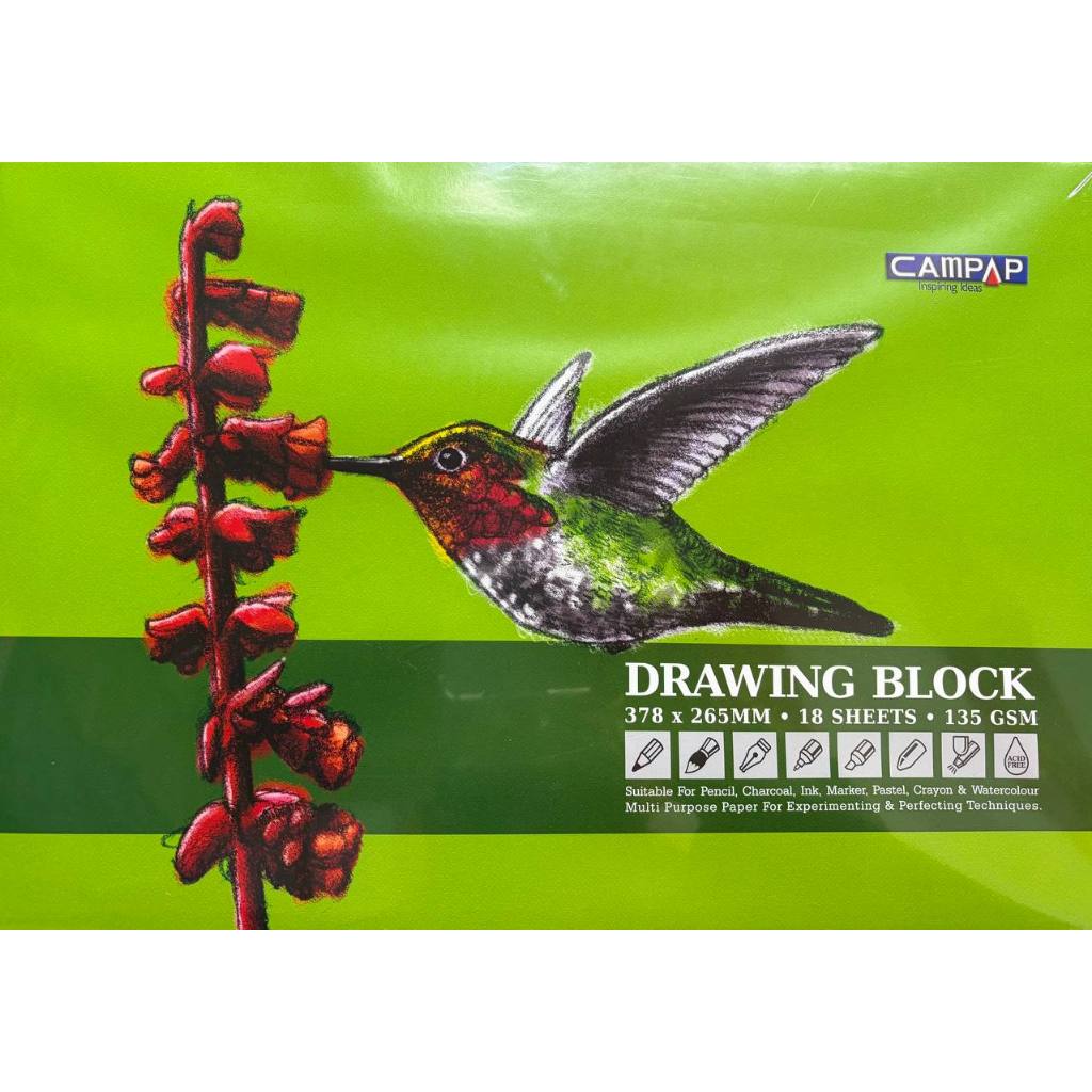 DRAWING BLOCK 18 SHEETS (135 GSM) | Shopee Philippines