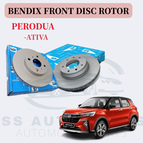 BENDIX depan FRONT DISC ROTOR PERODUA ATIVA / TOYOTA VIOS NGC102 BR6013 ...