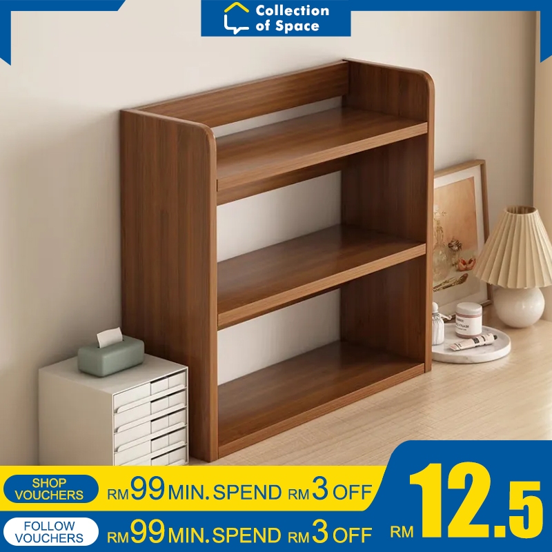 Desk Organizer Bookshelf Desktop Organizer Tabletop Rack Book Rack Book ...