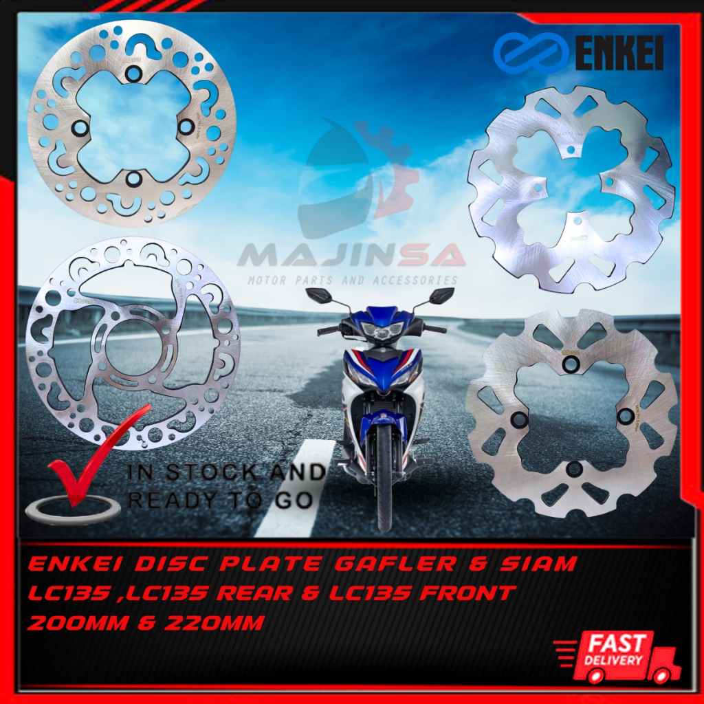 ENKE1 DISC PLATE GAFLER & SIAM LC135, LC135 REAR, & LC135 FRONT 200MM ...