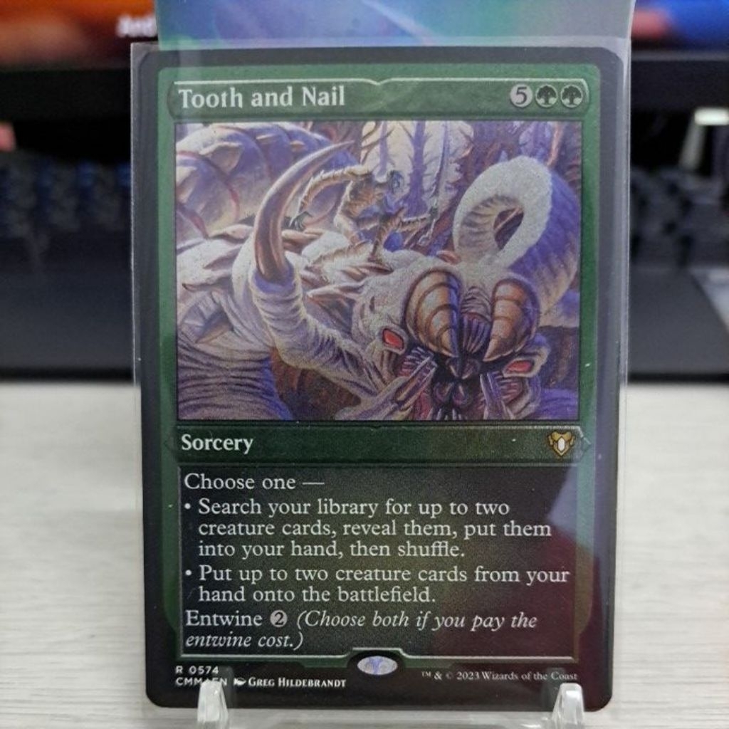 MTG Tooth and Nail Etched Foil (CMM) | Shopee Philippines