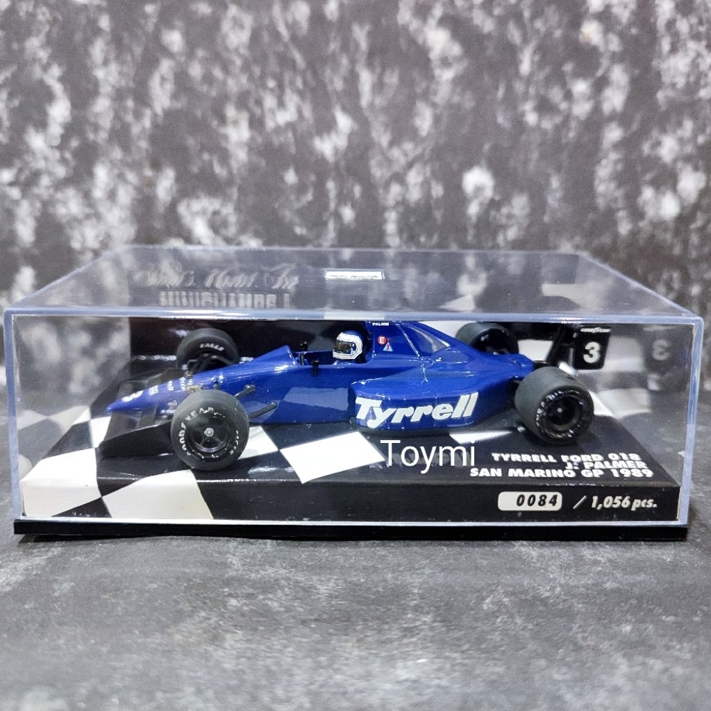 Minichamps F1 1/43 Tyrrell Ford 018 1989 San Marino GP Palmer Formula ...