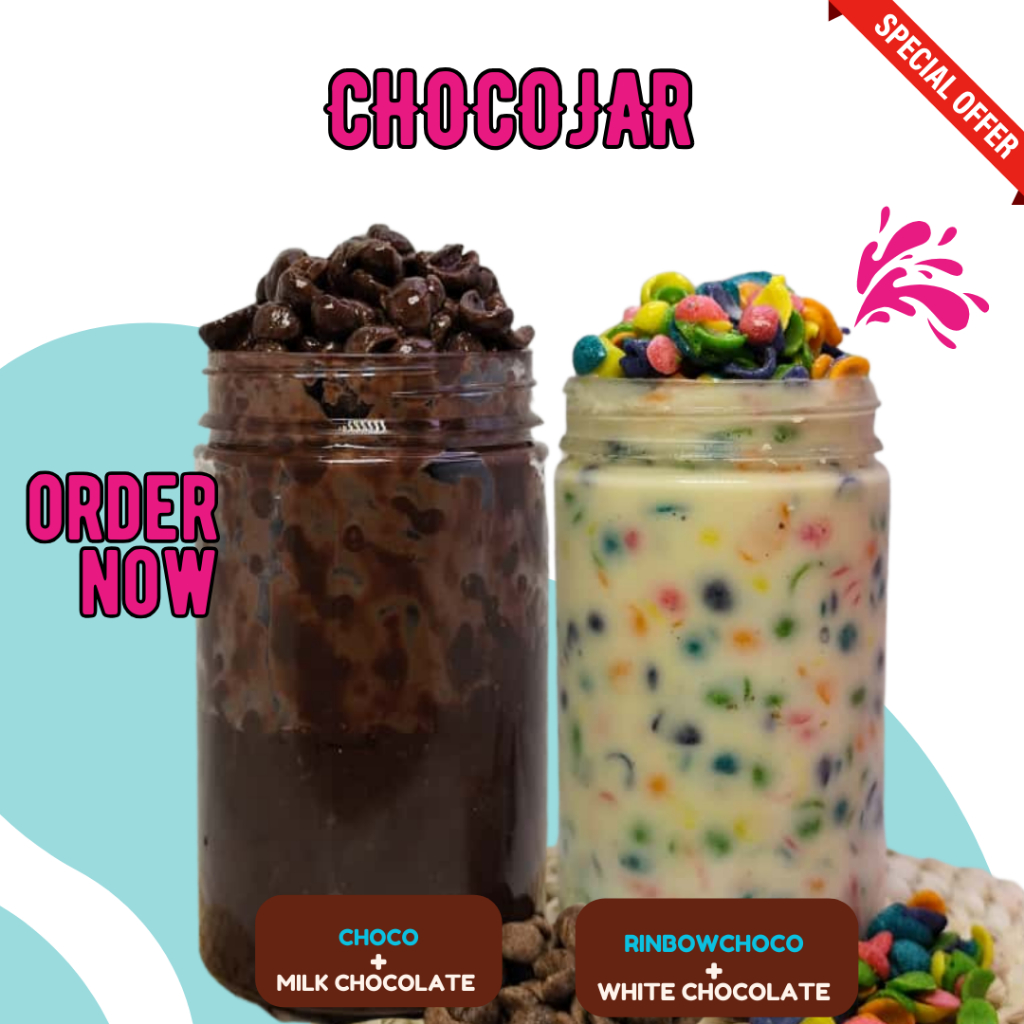 Choco Jar Chocolate, Milk Chocolate & Rainbow Choco White – Luxury ...