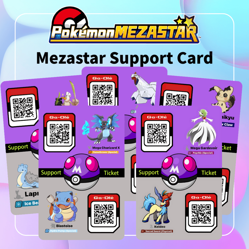 Pokemon Mezastar Support card ! | Shopee Philippines