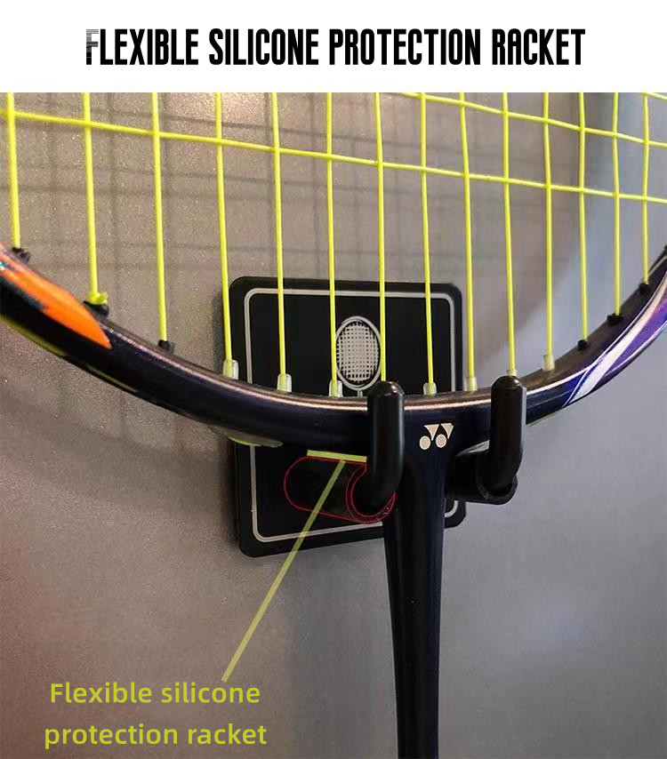 Badminton racket special hook 304 stainless steel wall pasting without ...