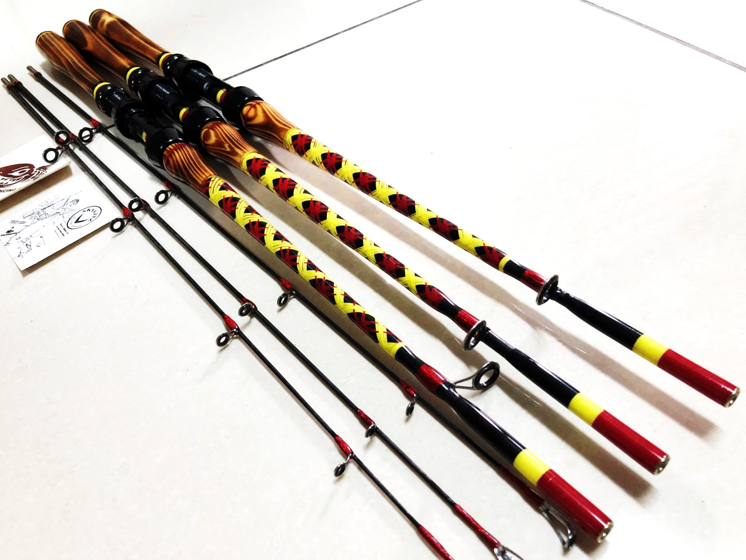 SKYGITZ JORAN UDANG HANDMADE CUSTOM KAYU JATI BELANDA SUPER LENTUR ...
