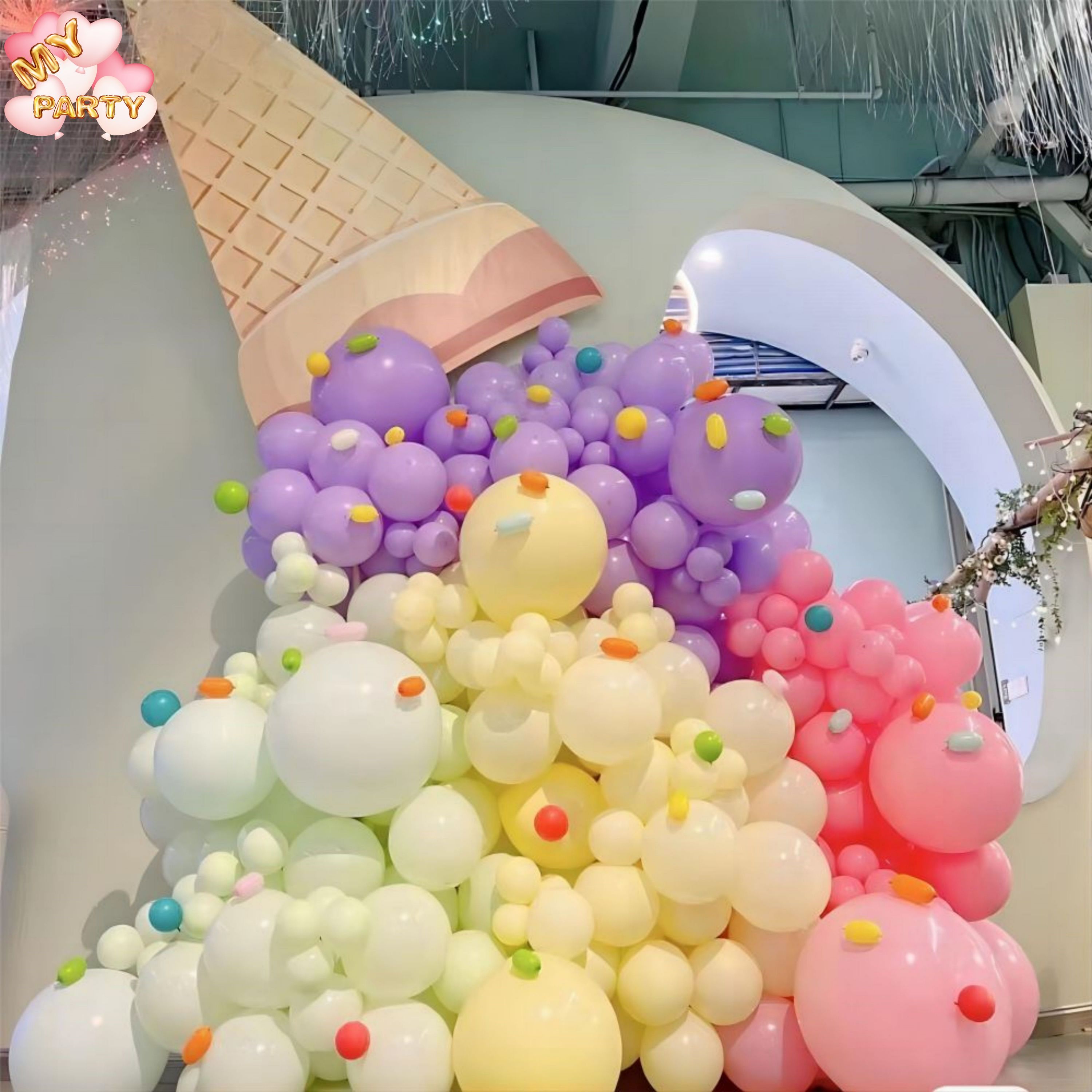30pcs 5 inch Balloon Macaron Happy Birthday Balloon Happy Birthday ...