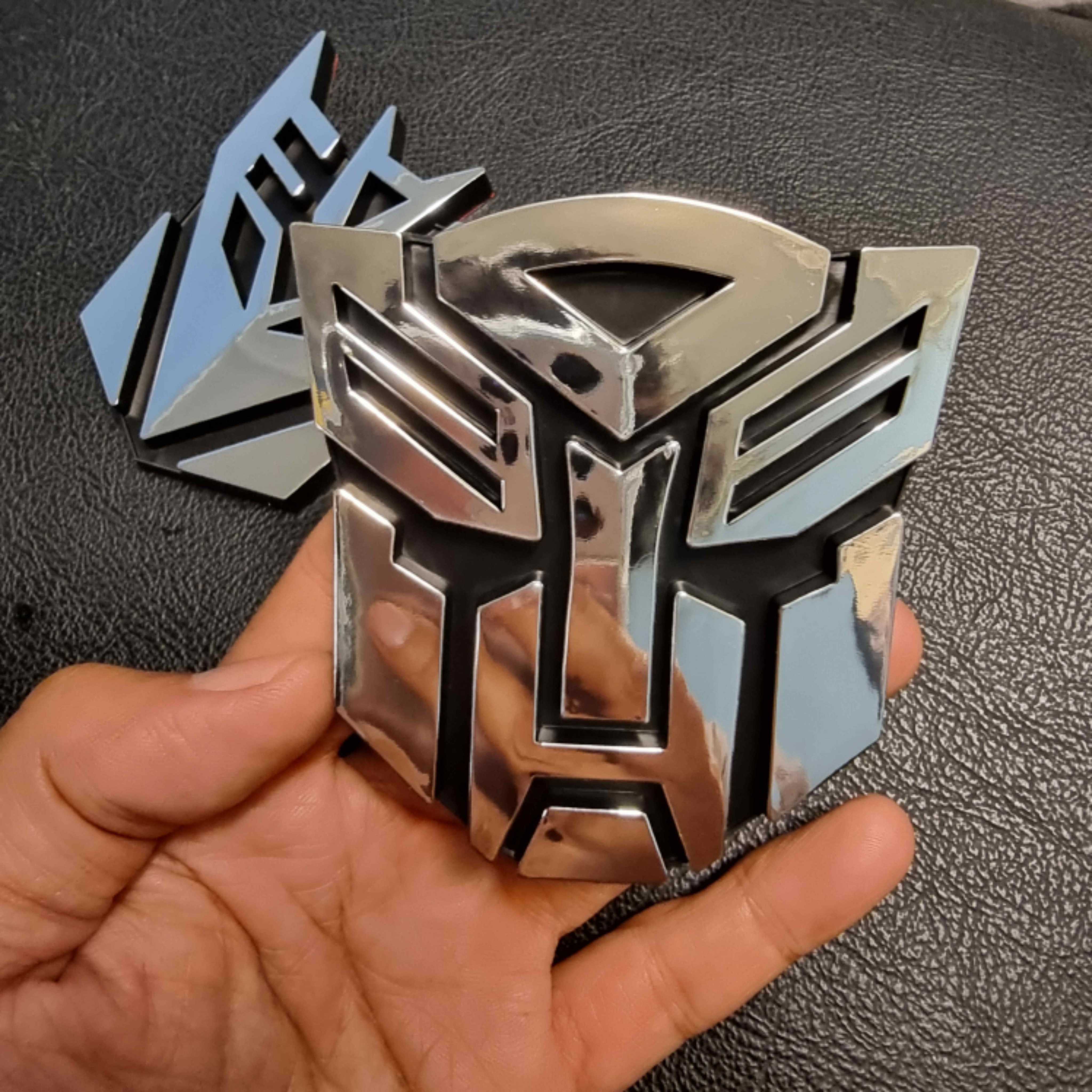 Buy Auto Car 3D Transformer Decepticon Logo Emblem Badge Sticker Decal Chrome US In L.A., US - Foto 11