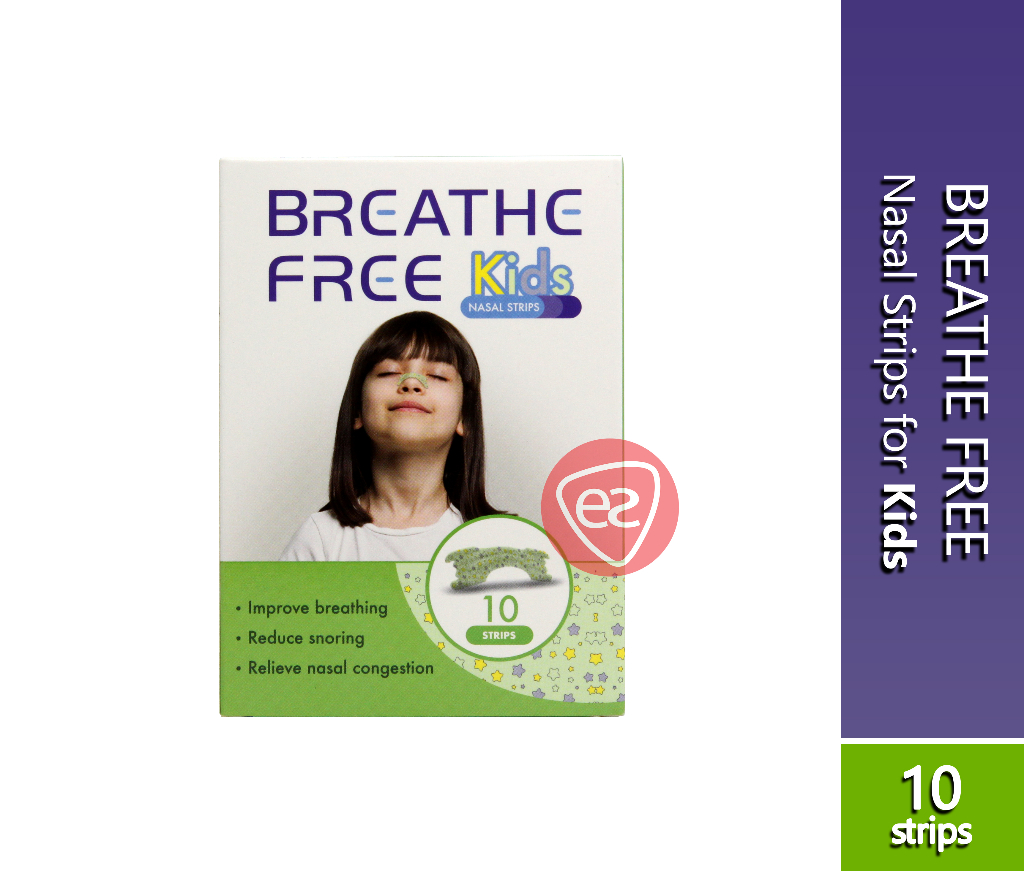 BREATHE FREE NASAL STRIPS ( REGULAR 10 STRIPS / KIDS 10 STRIPS ...