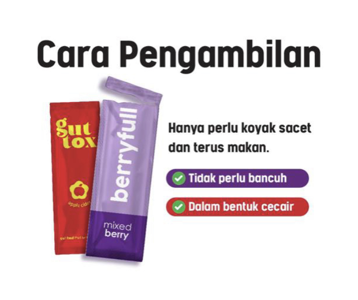 Berryfull + Guttox Combo By Inayah Beauty Combo Burns Fat Fat Before ...