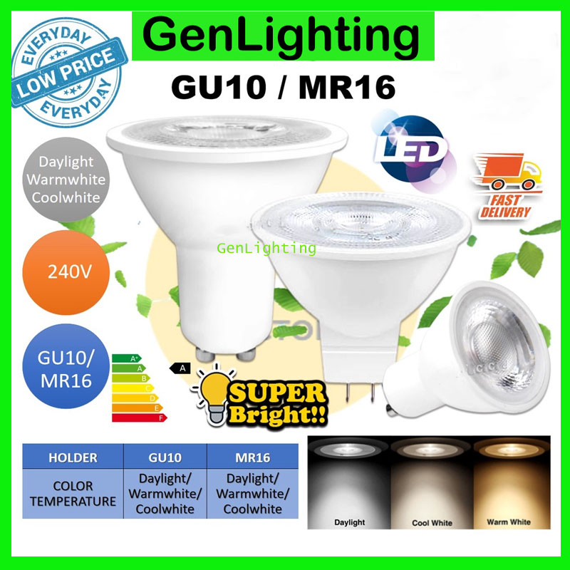 Led Gu10 / MR 16 Gu5.3 Led 7w bulb eye ball for track light (cool white