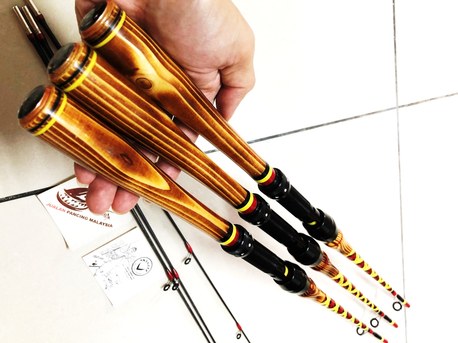 SKYGITZ JORAN UDANG HANDMADE CUSTOM KAYU JATI BELANDA SUPER LENTUR ...