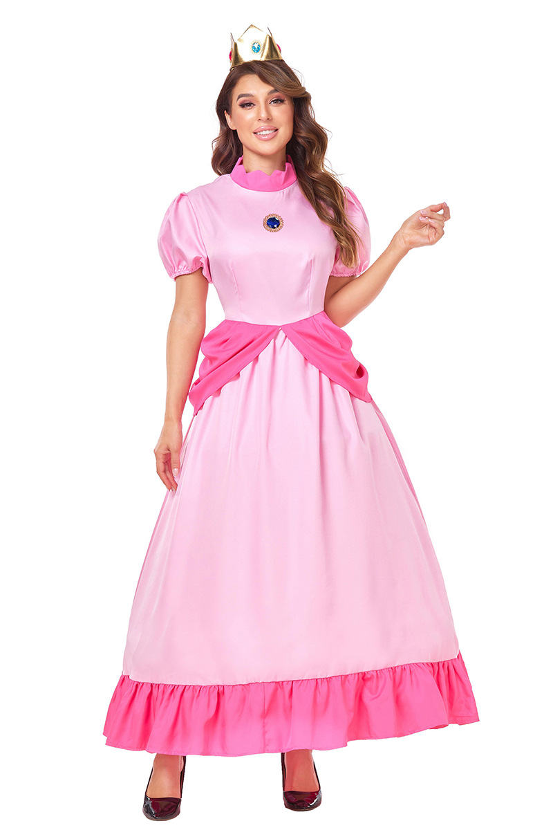 MYLITTLELASS Adult Super Brothers Princess Peach Daisy Costume For ...