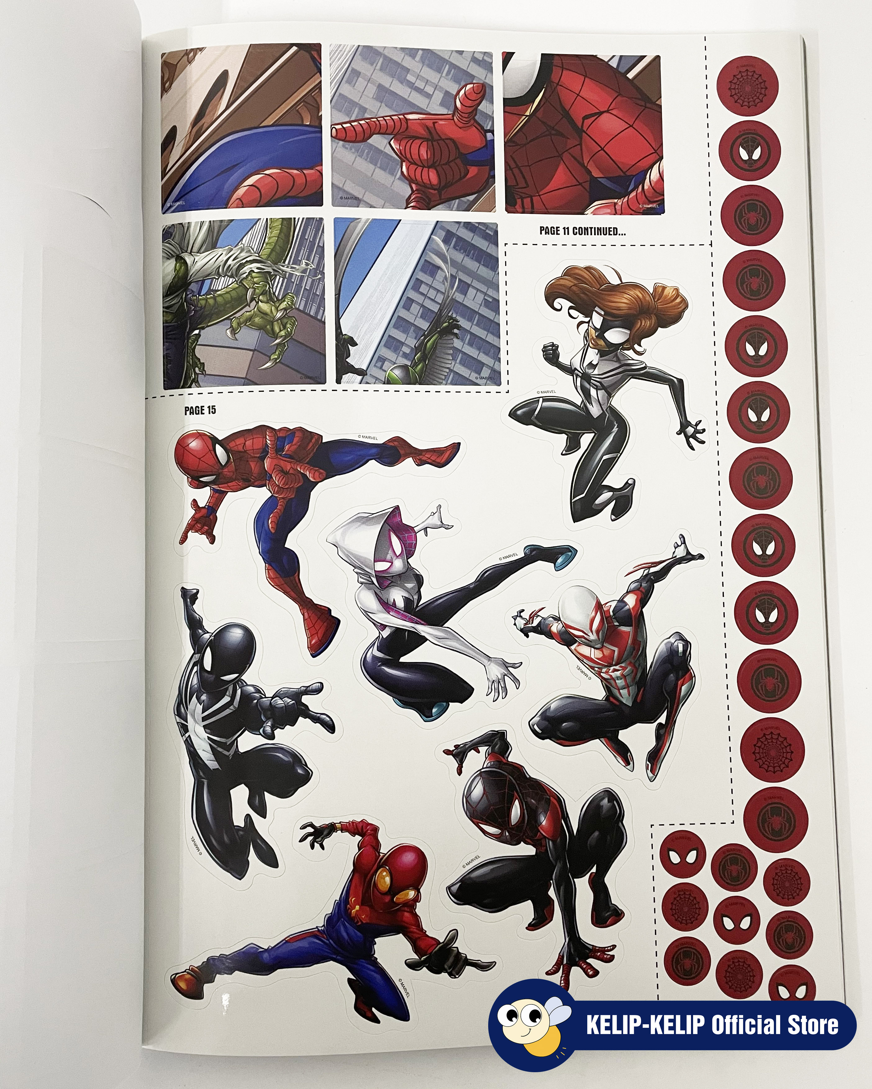 Marvel Spiderman Sticker Burst Book With 250 Stickers & Activities For ...