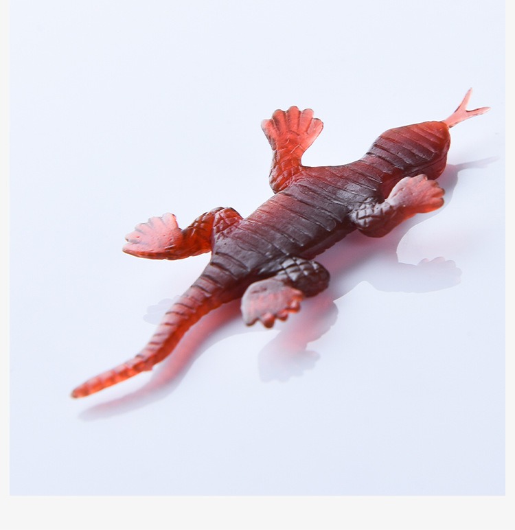 MILLIE Rubber Simulation Fake Lizard Insects Toy Funny April Fool ...