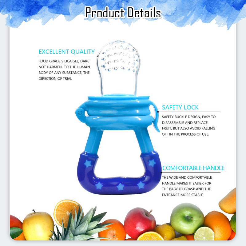 [Little B House] Feeding Pacifier Baby Fresh Food Fruits Feeder Bite ...