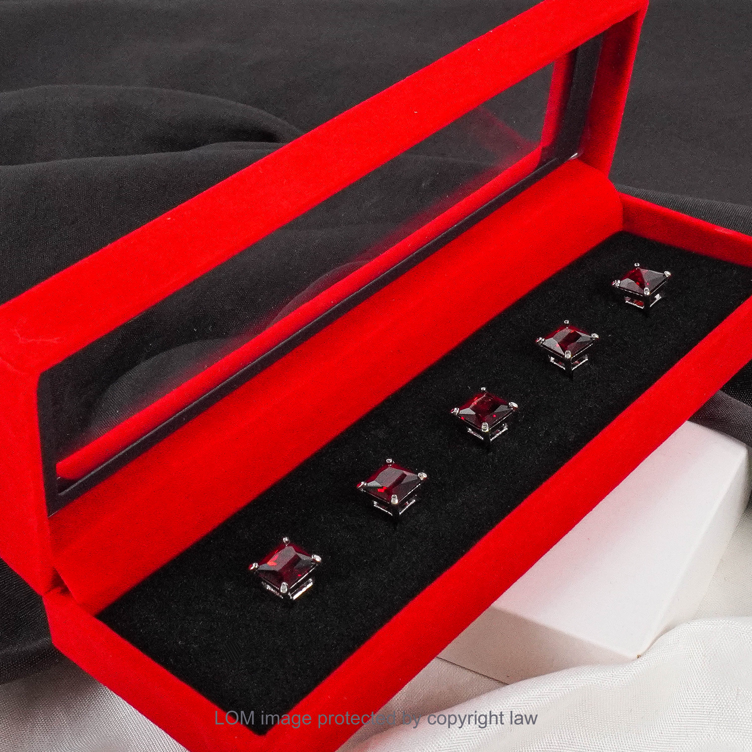 Butang Baju Melayu Square Zircon Diamond Set 5 Pcs Button Baju Melayu ...