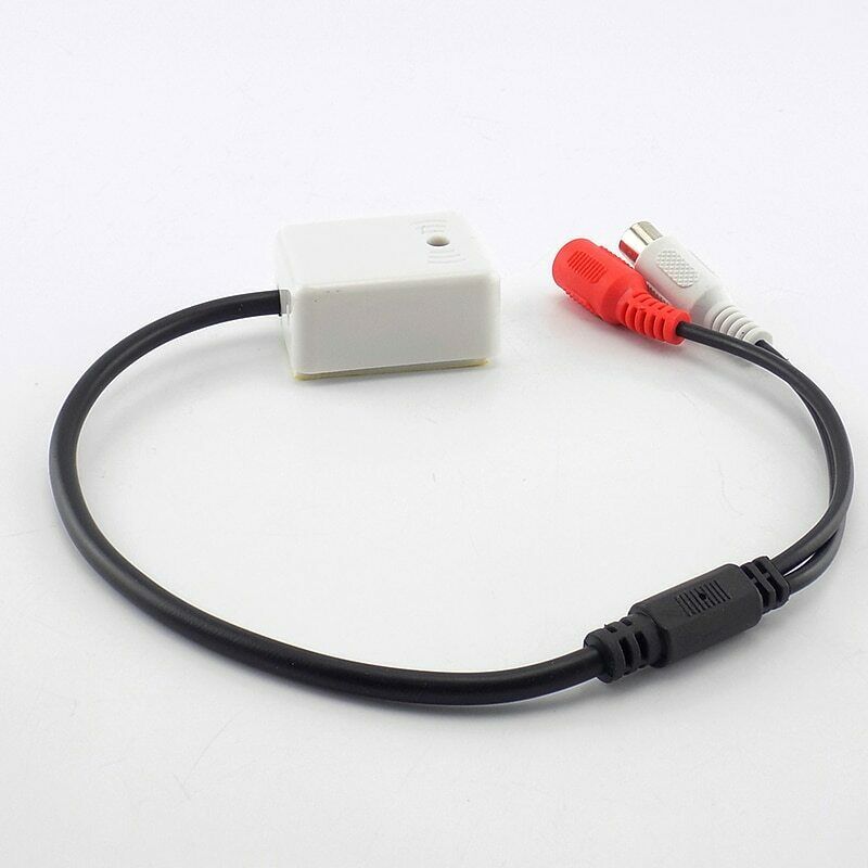 CCTV Microphone Audio Pickup Sound Monitoring Device For CCTV Camera ...