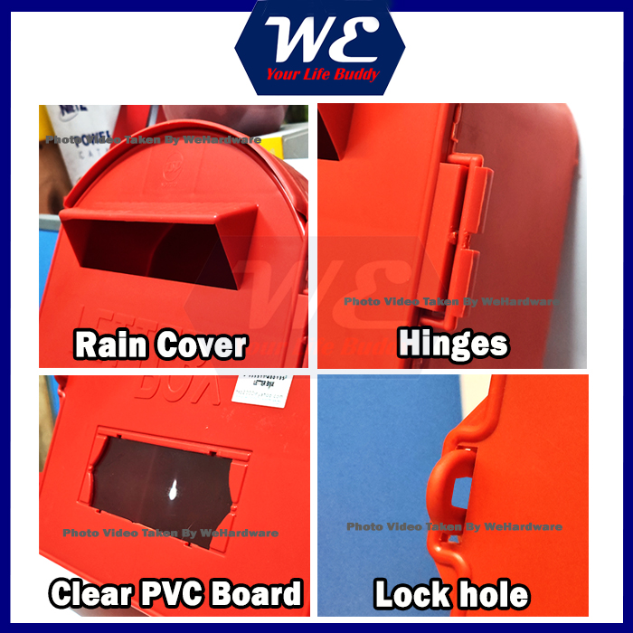 PVC Post Letter Box/ Plastic Mail Box/ Peti Surat Plastik/ Mailbox ...