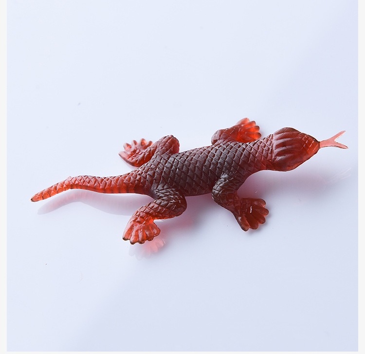 MILLIE Rubber Simulation Fake Lizard Insects Toy Funny April Fool ...