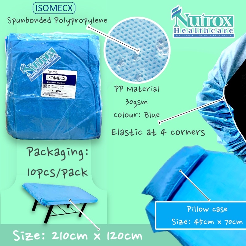 Disposable Bed Sheets and Pillow Case Hygienic, SingleUse Solutions